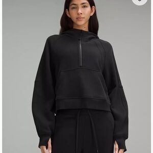 Scuba Oversized Half-Zip Hoodie